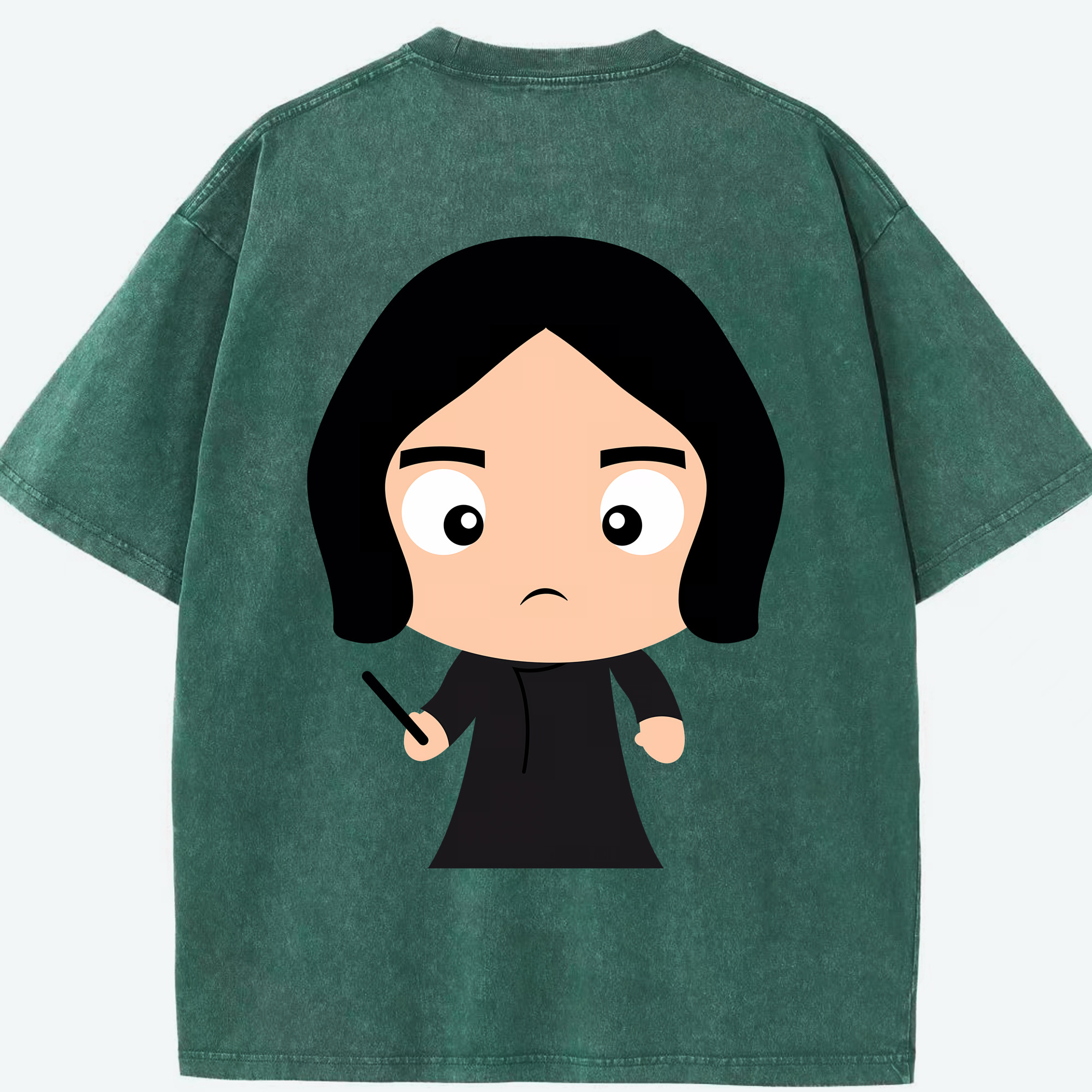 （画像用） Harry Potter ハリー・ポッターシリーズ 綿100% ヴィンテージ風 半袖Tシャツ（背面プリント）